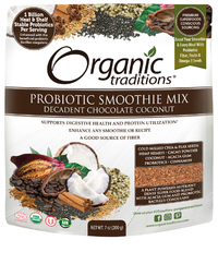 Probiotic Smoothie Mix - Chocolate, 7 oz (Organic Traditions)