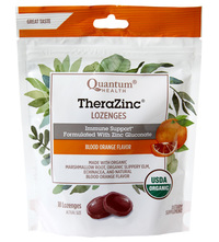 Thera Zinc&reg; Organic Blood Orange Lozenges, 18 lozenges (Quantum Health)