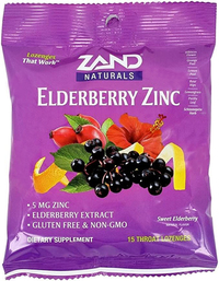 Elderberry Zinc HerbaLozenge&reg;, 15 lozenges (Zand)