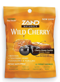 Wild Cherry Throat Lozenges, 15 lozenges (Zand)