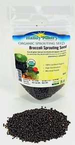 Organic Sprouting Seed - Broccoli, 4 oz (Handy Pantry)
