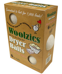 Woolzies Dryer Balls, 6 XL Balls