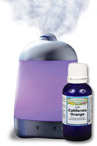 Spa Vapor+&#153; Essential Oil Vaporizer + FREE Orange Oil (10 ml)