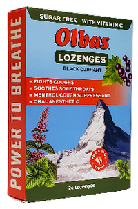 Olbas Natural Sugar-Free Lozenges &#150; Black Currant