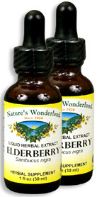Elderberry Extract, 1 fl oz / 30 ml each (Nature's Wonderland)