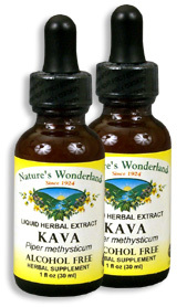 Kava Kava Extract, Alcohol Free, 1 fl oz / 30 ml each (Nature's Wonderland)