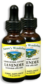 Lavender Flowers Extract, 1 fl oz / 30 ml each (Nature's Wonderland)