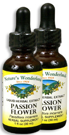 Passionflower Liquid Extract, 1 fl oz  / 30 ml each (Nature's Wonderland)