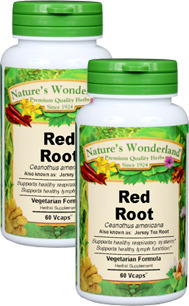 Red Root Capsules - 575 mg, 60 Veg Capsules each (Ceanothus americanus)