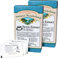 Stevia Extract, 200 packets (Nature's Wonderland)