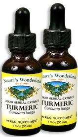 Turmeric Liquid Extract, 1 fl oz / 30 ml each (Nature's Wonderland)