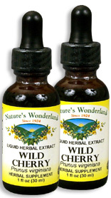 Wild Cherry Bark Liquid Extract, 1 fl oz / 30 ml each (Nature's Wonderland)