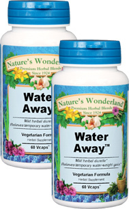 Water-Away&#153; - 475 mg, 60 Veg Capsules each  (Nature's Wonderland)