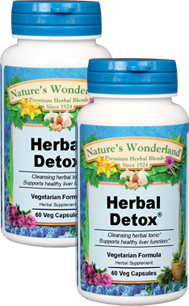 Herbal Detox&reg; - 475 mg, 60 Veg Capsules each (Nature's Wonderland)