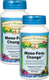 Meno-Fem Change&#153; - 500 mg, 60 Veg Capsules each (Nature's Wonderland)