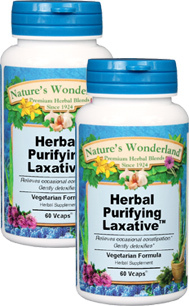 Herbal Purifying Laxative&#153; - 525 mg, 60 Veg Capsules each  (Nature's Wonderland)