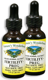 Fertility-Preg, 1 fl oz / 30 ml each (Nature's Wonderland)