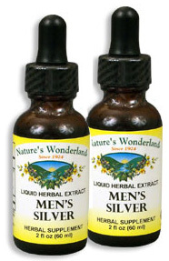 Men's Silver - Prostate Formula, 1 fl oz / 30 ml each (Nature's Wonderland)