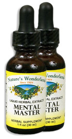 Mental Master Liquid Extract, 1 fl oz / 30 ml each (Nature's Wonderland)