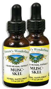 Musc-Skel Liquid Extract, 1 fl oz / 30 ml each (Nature's Wonderland)