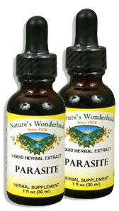 Parasite Extract, 1 fl oz / 30ml each (Nature's Wonderland)