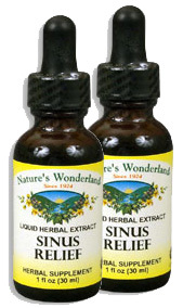 Sinus Relief, 1 fl oz / 30 ml each (Nature's Wonderland)