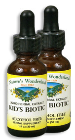Kids Biotic Liquid Extract, 1 fl oz / 30 ml each (Nature's Wonderland)