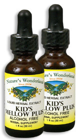 Kid's Mellow Plus, 1 fl oz / 30 ml each (Nature's Wonderland)