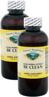 Be Clean Liquid Herbal Extract, 4 fl oz each (Nature's Wonderland)