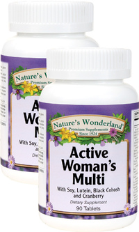 Active Woman Multivitamin, 90 Tablets each (Nature's Wonderland)