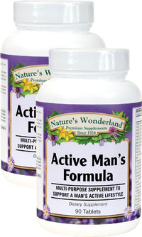 Active Man Multivitamin, 90 Tablets each (Nature's Wonderland)