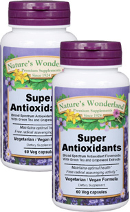 Super Antioxidants, 60 Vcaps&#153; each &lt;br&gt;Buy One, Get One For 99 Cents! (Nature's Wonderland)