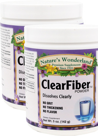 Clear Fiber&#153; Powder, 5 oz / 142g each (Nature's Wonderland)