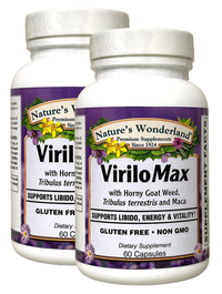 ViriloMax&#153; Virility Support, 60 Capsules each (Nature's Wonderland)