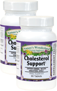 Cholesterol Support, 90 Tablets Each (Nature's Wonderland)