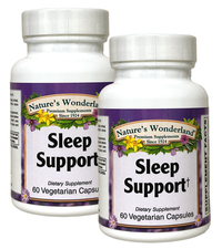 Sleep Support, 60 Vegetarian Capsules Each (Nature's Wonderland)