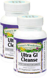 Ultra GI (Colon) Cleanse, 60 Vegetarian Capsules Each (Nature's Wonderland)