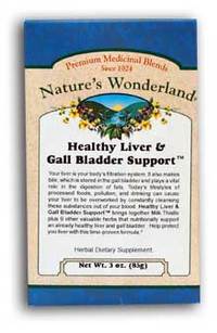 Healthy Liver &amp; Gall Bladder Support&#153; Tea, 3 oz  (Nature's  Wonderland)