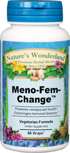 Meno-Fem Change&#153; - 500 mg, 60 Veg Capsules (Nature's Wonderland)