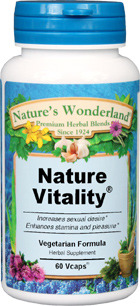 Nature Vitality&reg; - 525 mg, 60 Veg Capsules (Nature's Wonderland)