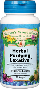 Herbal Purifying Laxative&#153; - 525 mg, 60 Veg Capsules (Nature' Wonderland)