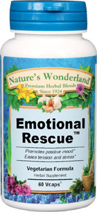 Emotional Rescue&#153; - 575 mg, 60 Veg Capsules (Nature's Wonderland)