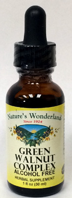 Green Walnut Complex - Alcohol Free, 1 fl oz /30ml (Nature's Wonderland)