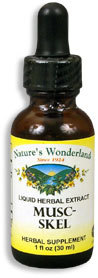 Musc-Skel Liquid Herb Extract, 1 fl oz (Nature's Wonderland)