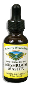 Mushroom Master Liquid Extract, 1 fl oz / 30ml  (Nature's Wonderland)
