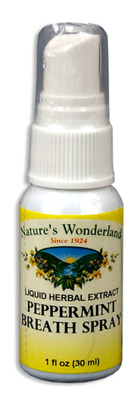 Peppermint Breath Spray, 1 fl oz (Nature's Wonderland)