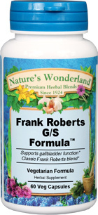 Frank Roberts G/S Formula - 525 mg, 60 Veg Capsules (Nature' Wonderland)