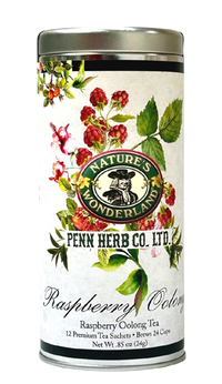 Raspberry Oolong Tea, 12 premium tea sachets (Nature's Wonderland)