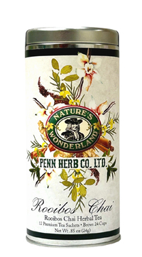 Rooibos Chai Herbal Tea, 12 premium tea sachets (Nature's Wonderland)