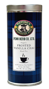 Frosted Vanilla Chai, 12 premium tea sachets (Nature's Wonderland)